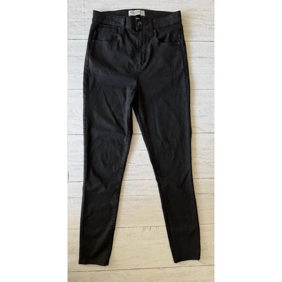 Abercrombie & Fitch The Super Skinny Ankle High Rise Curve Love Jeans, 28/ 6R - Picture 7 of 9